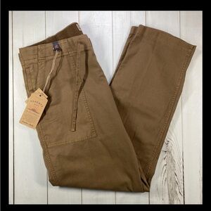 Faherty Pants Mens 2XL 38x31 Brown Dune Utility Organic Cotton NWT Retail: $168